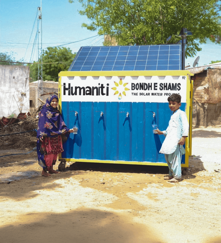 Installed 5 solar water boxes in 5 communities